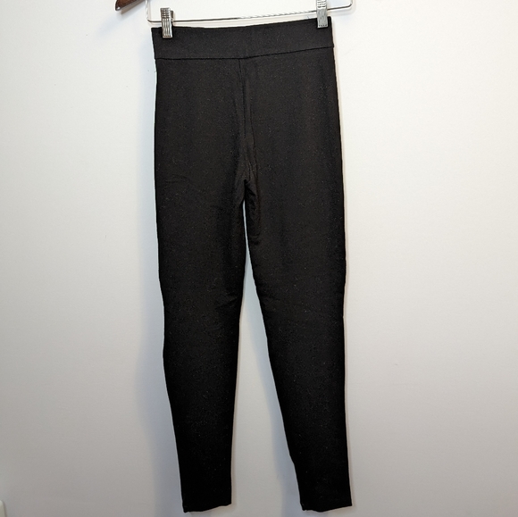 DYNAMITE XS Black Faux Leather Leggings - Picture 4 of 6